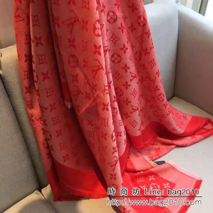 路易威登LV最經典款Louis Vuitton 暗紋提花圍巾 LLWJ6110